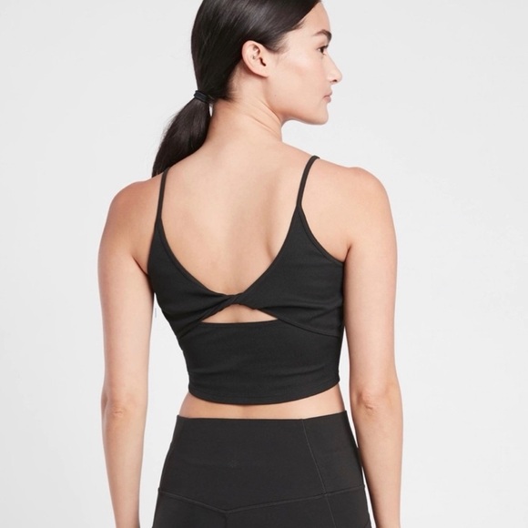 NWT Athleta Karma Twist Back Cami, BLACK SIZE 1X - Picture 4 of 9